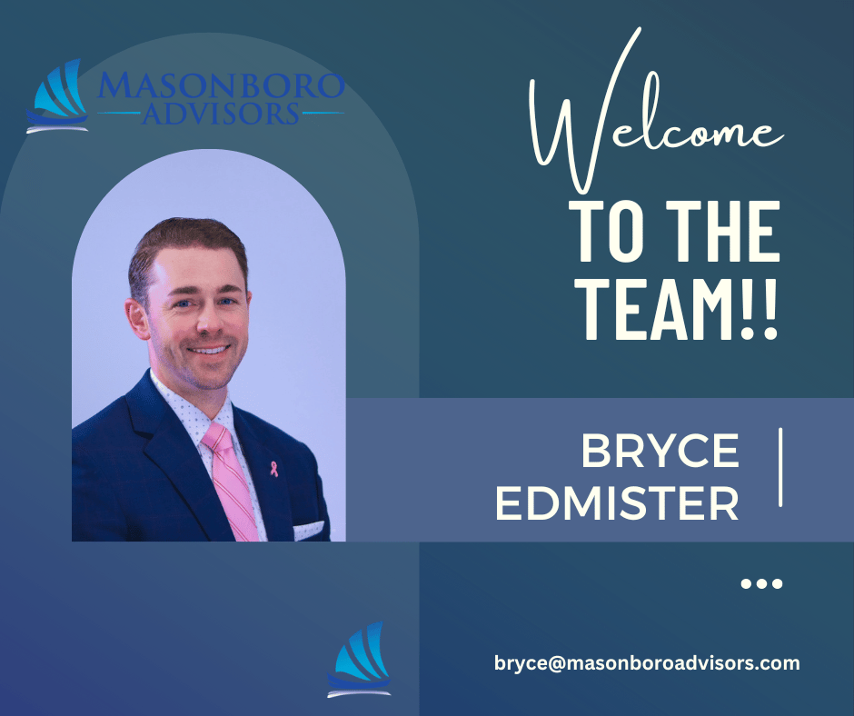 Please join us in welcoming our newest team member, Bryce Edmister!