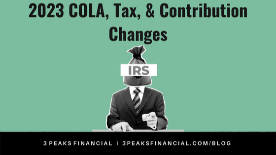 2023 COLA, Tax, and Contribution Limit Changes