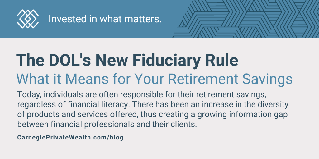 The DOL's New Fiduciary Rule