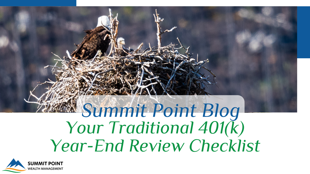 Your Traditional 401(k) Year-End Review Checklist