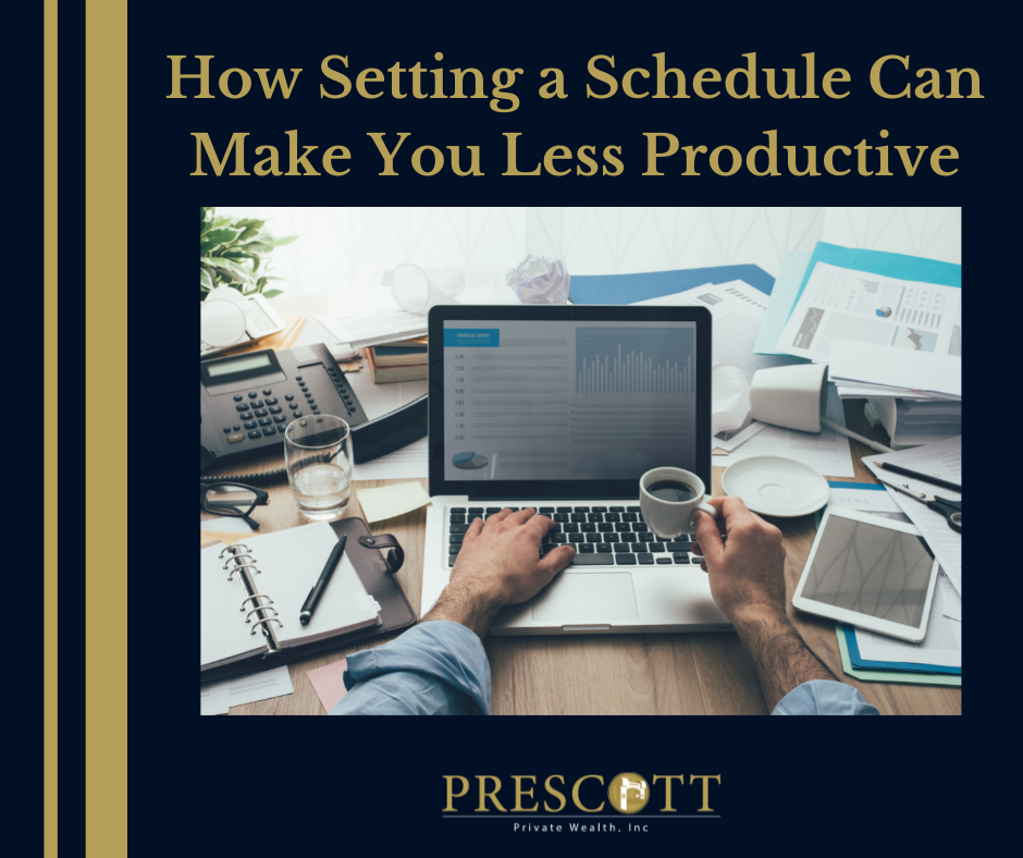 How setting a schedule can make you less productive
