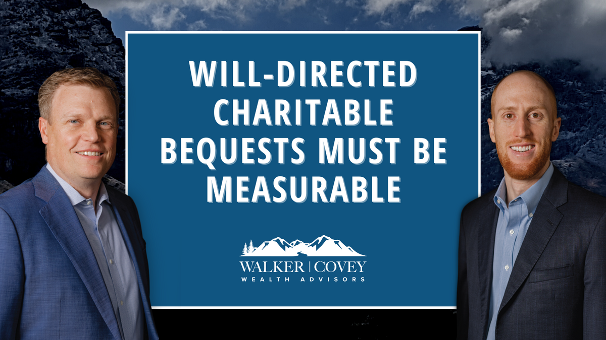 Will-Directed Charitable Bequests Must be Measurable
