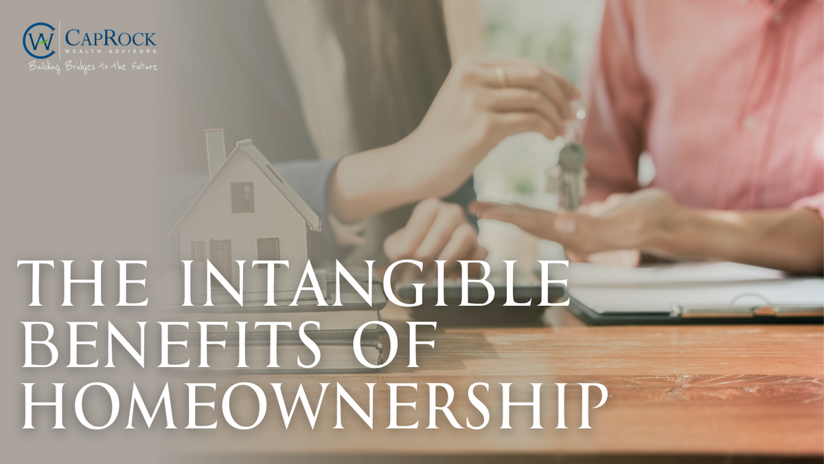 The Intangible Benefits of Homeownership
