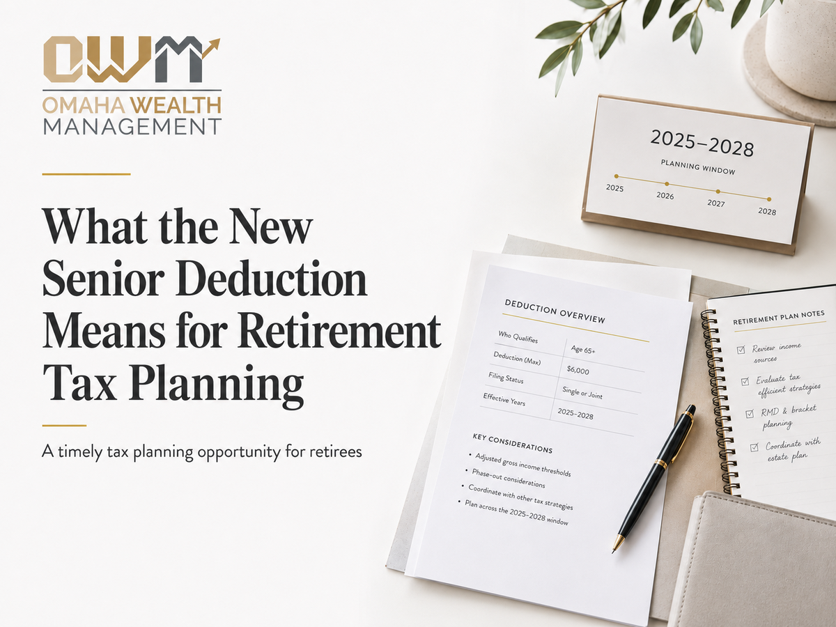 What the New Senior Deduction Means for Retirement Tax Planning
