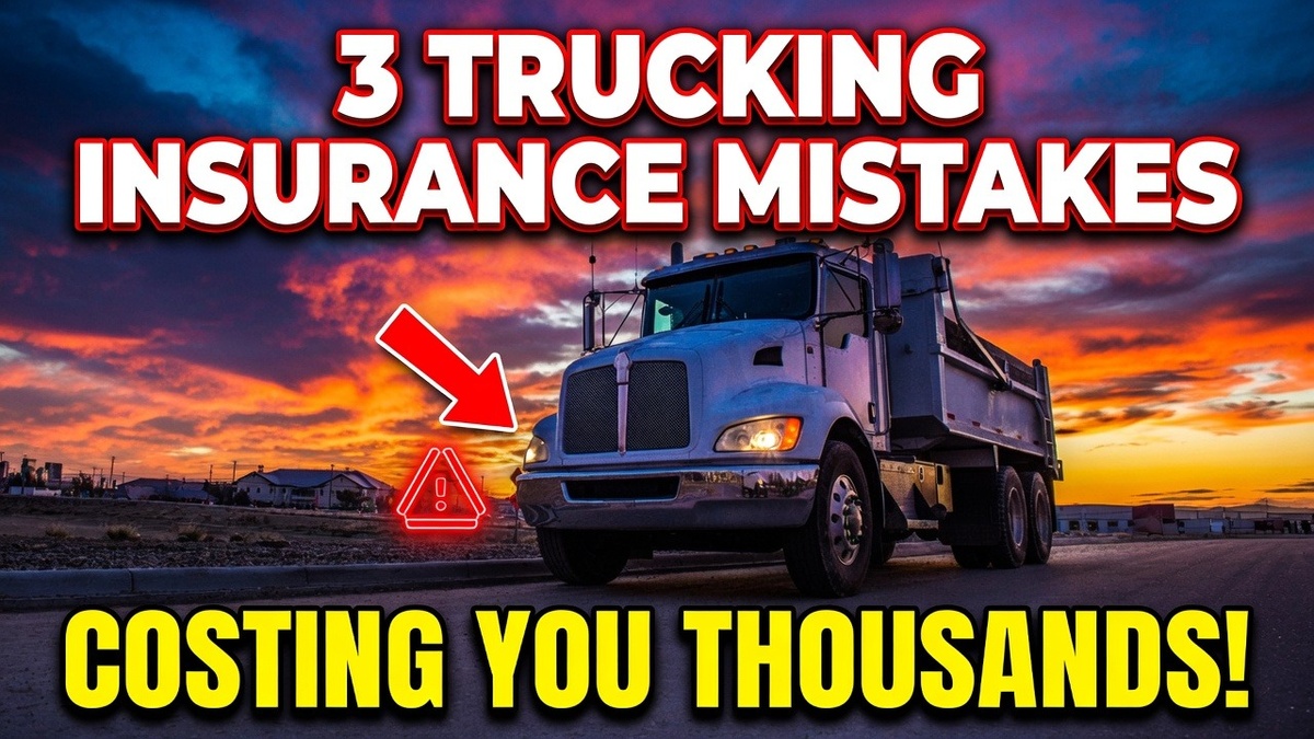 3 Trucking Insurance Mistakes