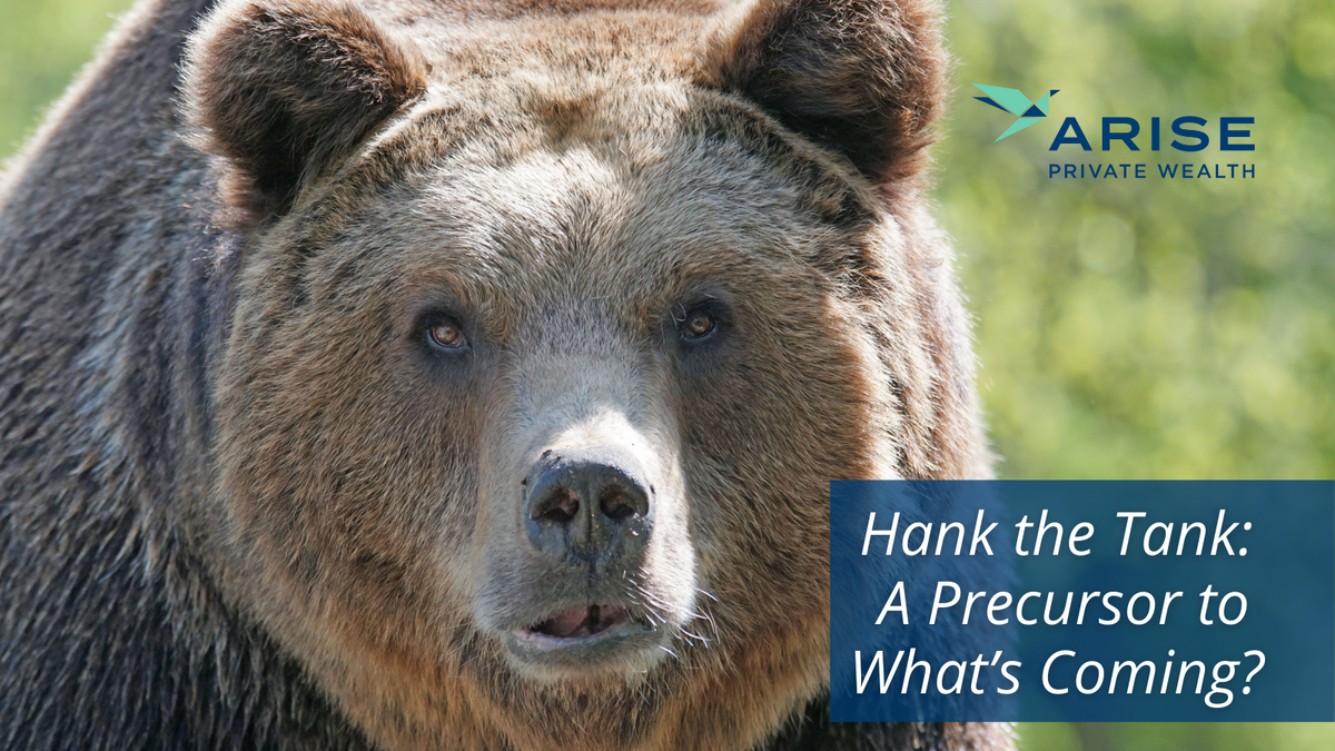 Hank the Tank: A Precursor to What’s Coming?
