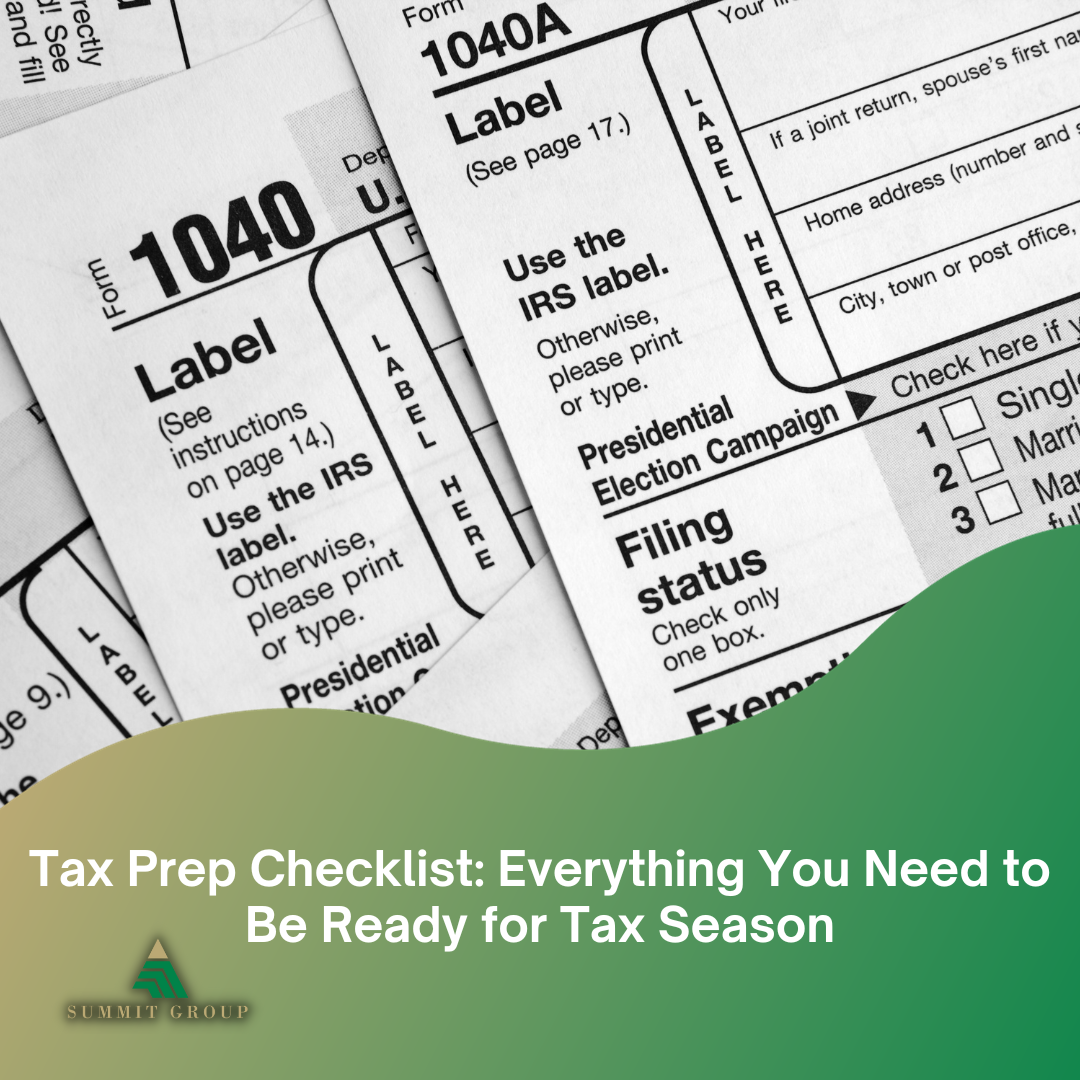 Tax Prep Checklist: Everything You Need to Be Ready for Tax Season