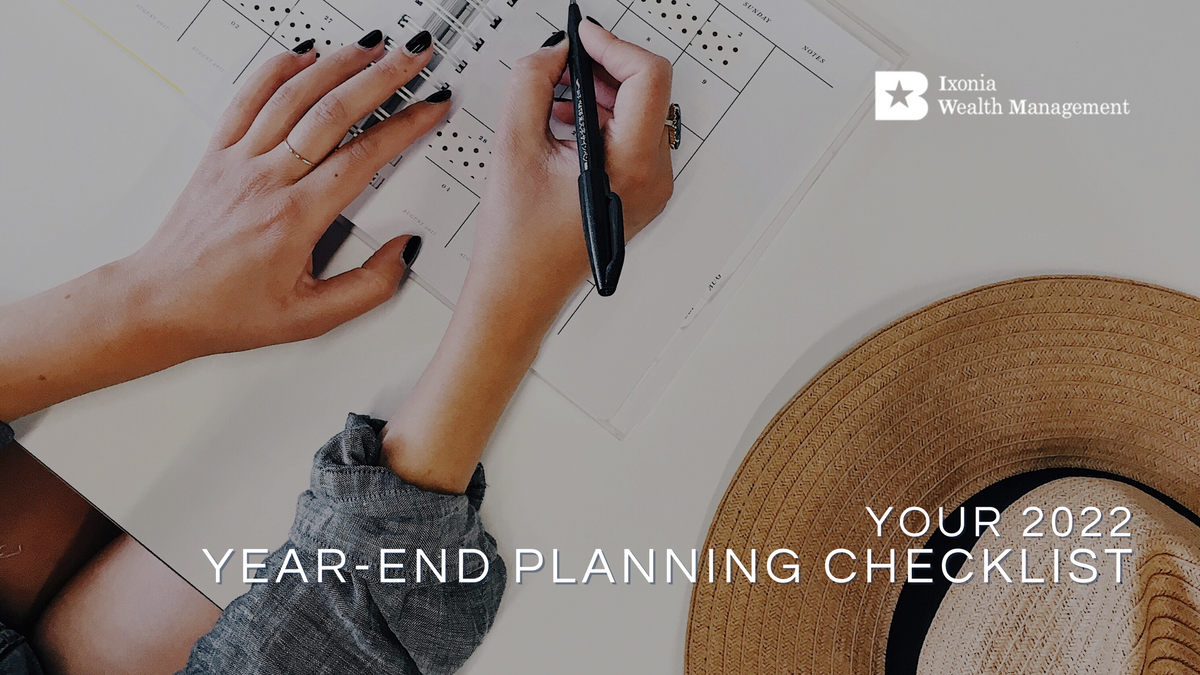 Your 2022 Year-End Planning Checklist