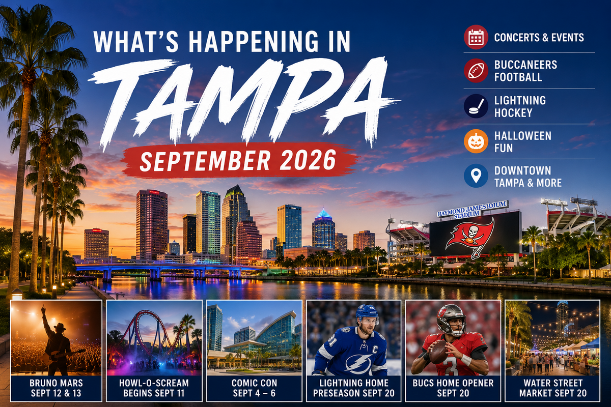 What’s Happening in Tampa in September 2026? 8 Events to Put on Your Calendar