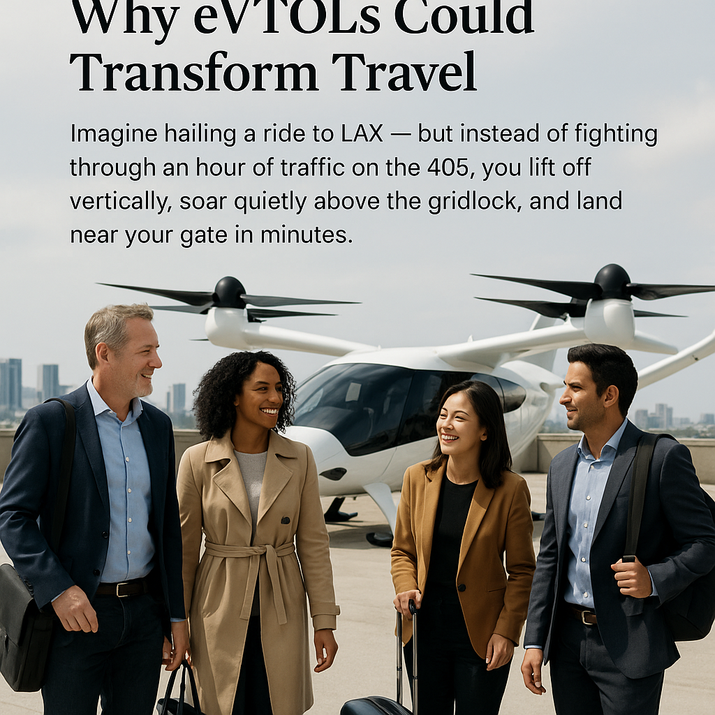 The Sky Is Opening Up: Why eVTOLs Could Transform Travel