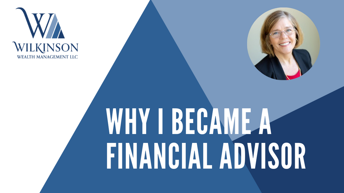 Why I Became A Financial Advisor