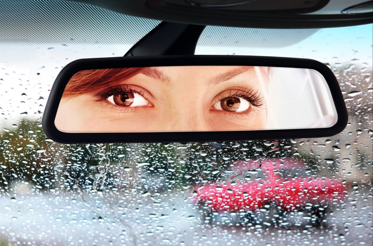 A Rosy View Through the Rear-view Mirror.