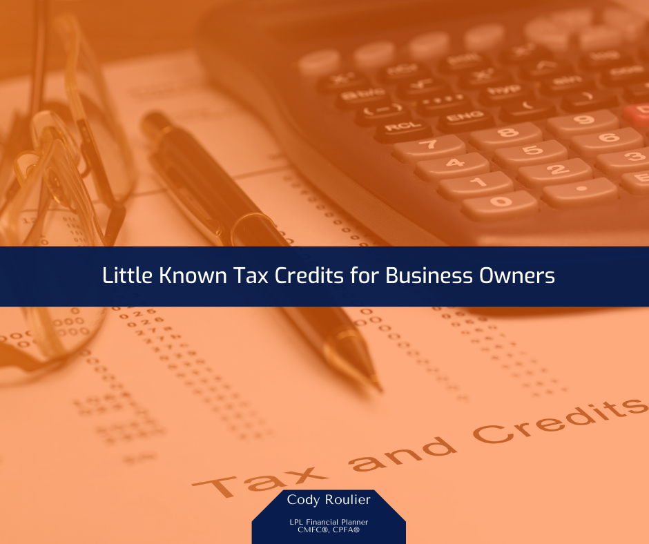 Little Known Tax Credits for Business Owners
