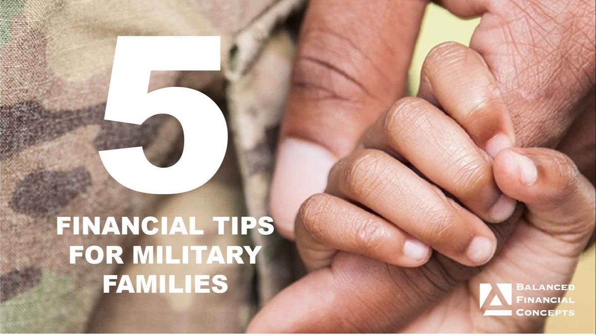 Five Financial Tips for Military Families