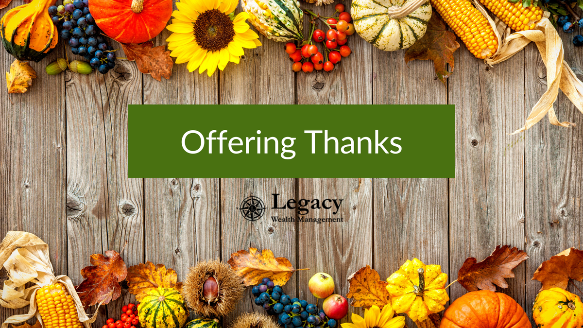 Offering Thanks