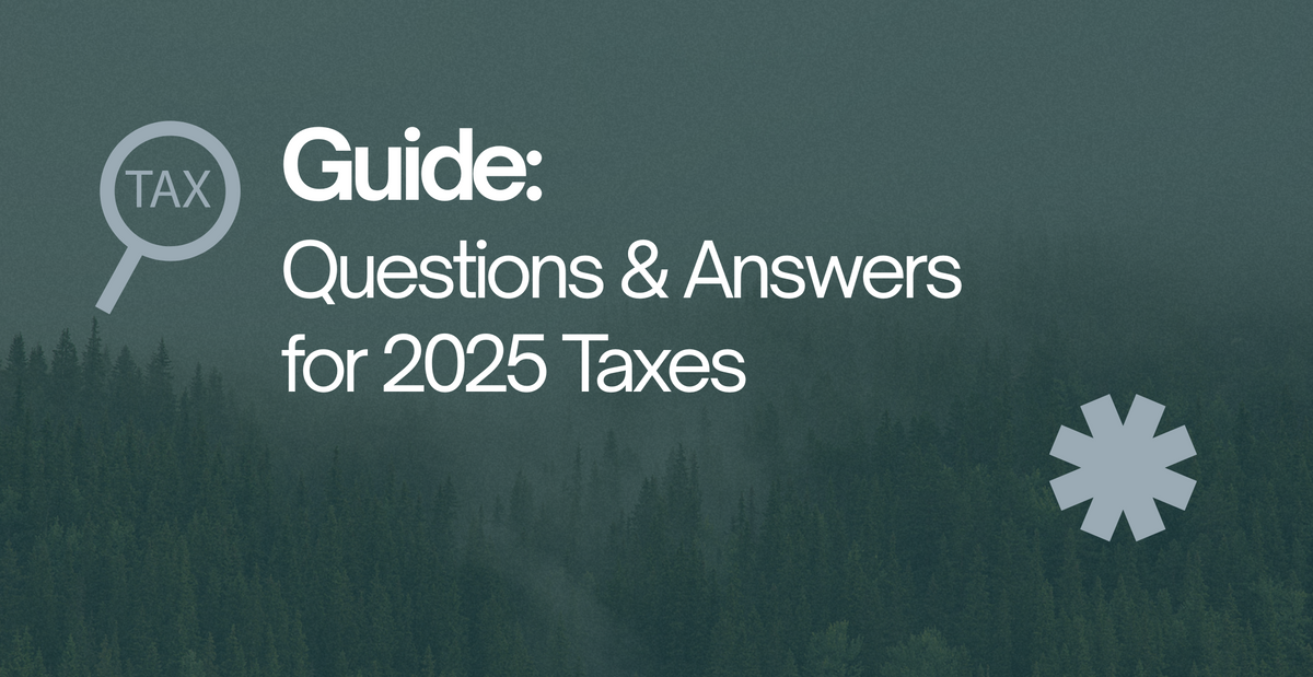 Guide: FAQs on 2025 Taxes