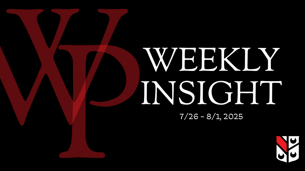 WP Weekly Insight (7/26 - 8/1)