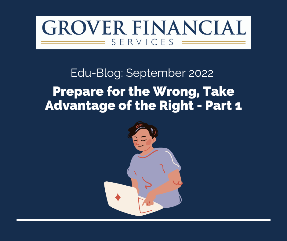 Preparing for What Can Go Wrong, Investing in What Can Go Right - Part 1 - Blog 1