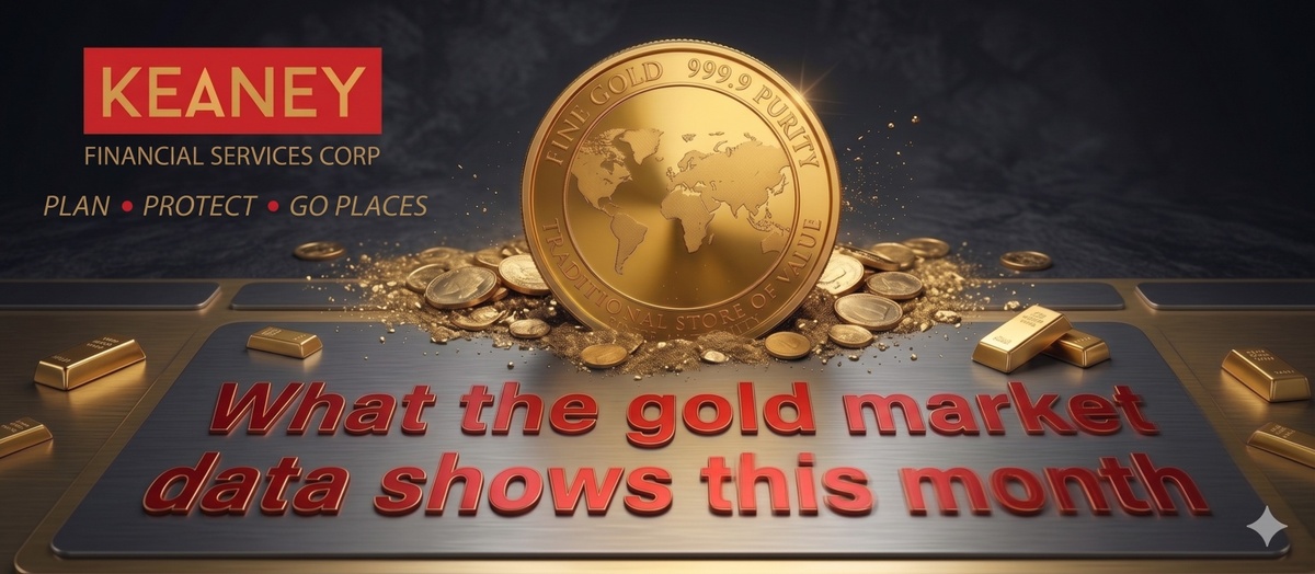 What the gold market data shows this month