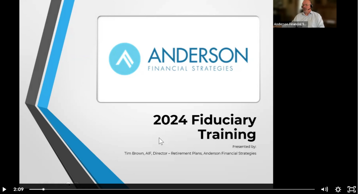 2024 Fiduciary Training