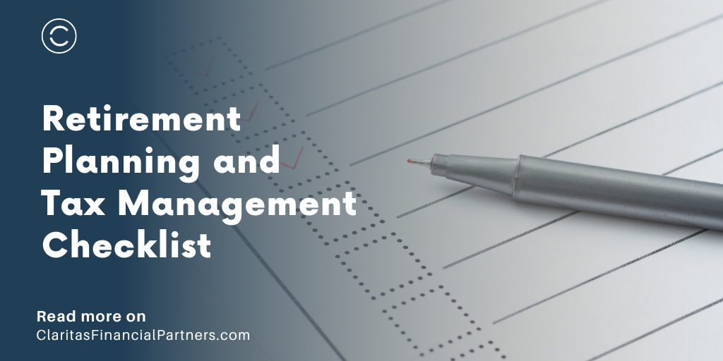 Retirement Planning and Tax Management Checklist