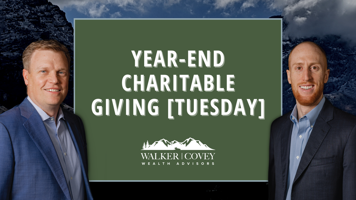 Year-End Charitable Giving [Tuesday]