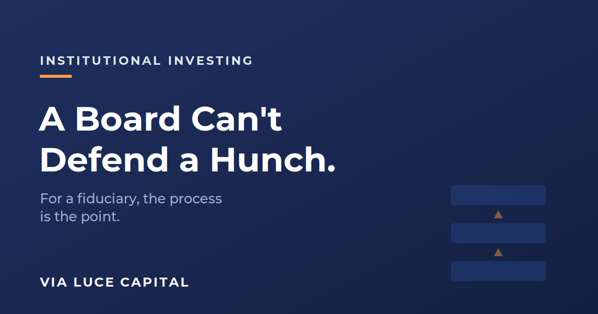 A Board Can't Defend a Hunch