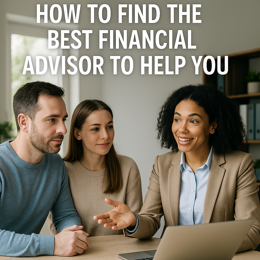 How to Find the Best Financial Advisor to Help You