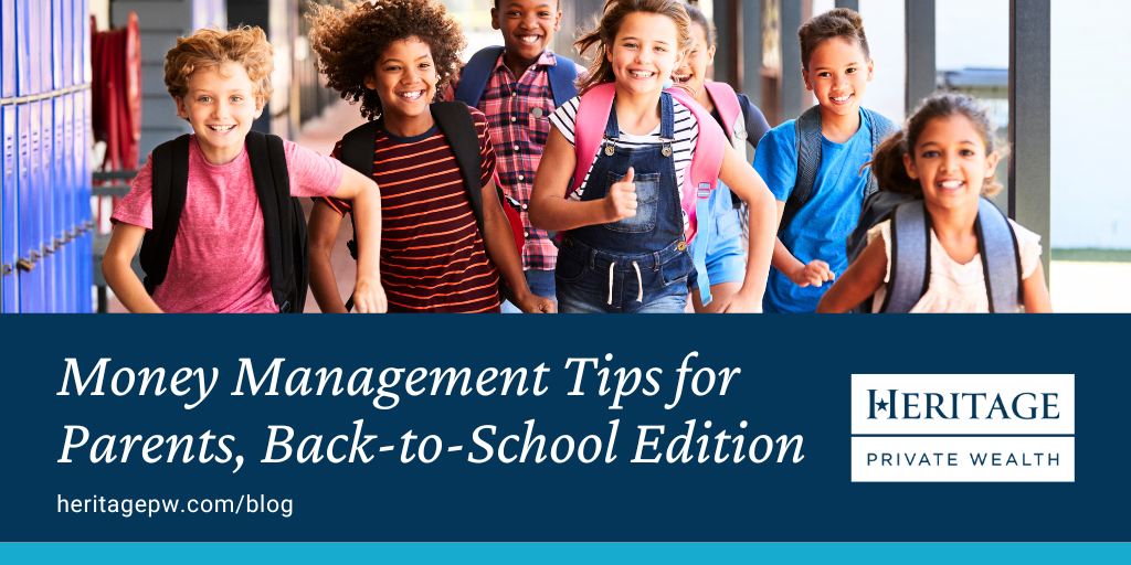 Money Management Tips for Parents, Back-to-School Edition