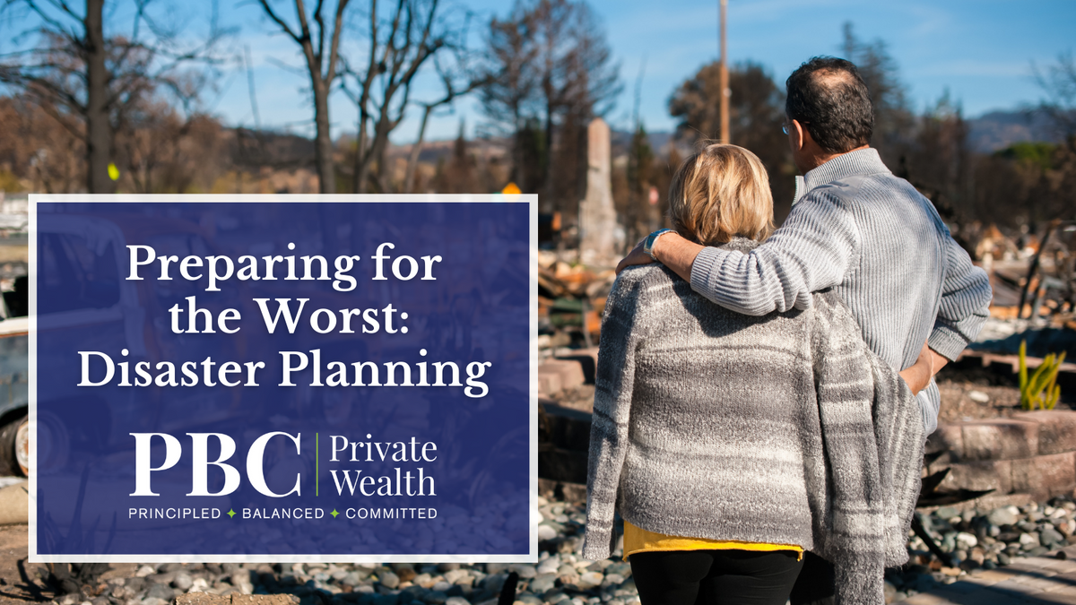 Preparing for the Worst:  Disaster Planning