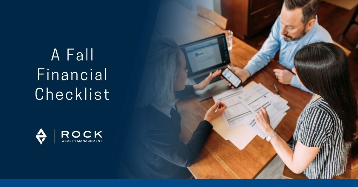 A Fall Financial Checklist