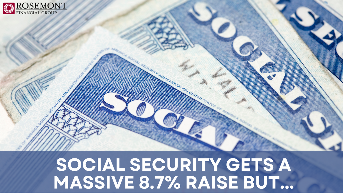 Social Security Gets a Massive 8.7% Raise, But…