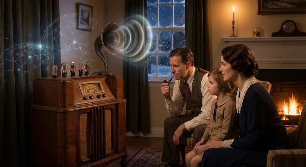 The Day Radio Carried a President's Words Across America