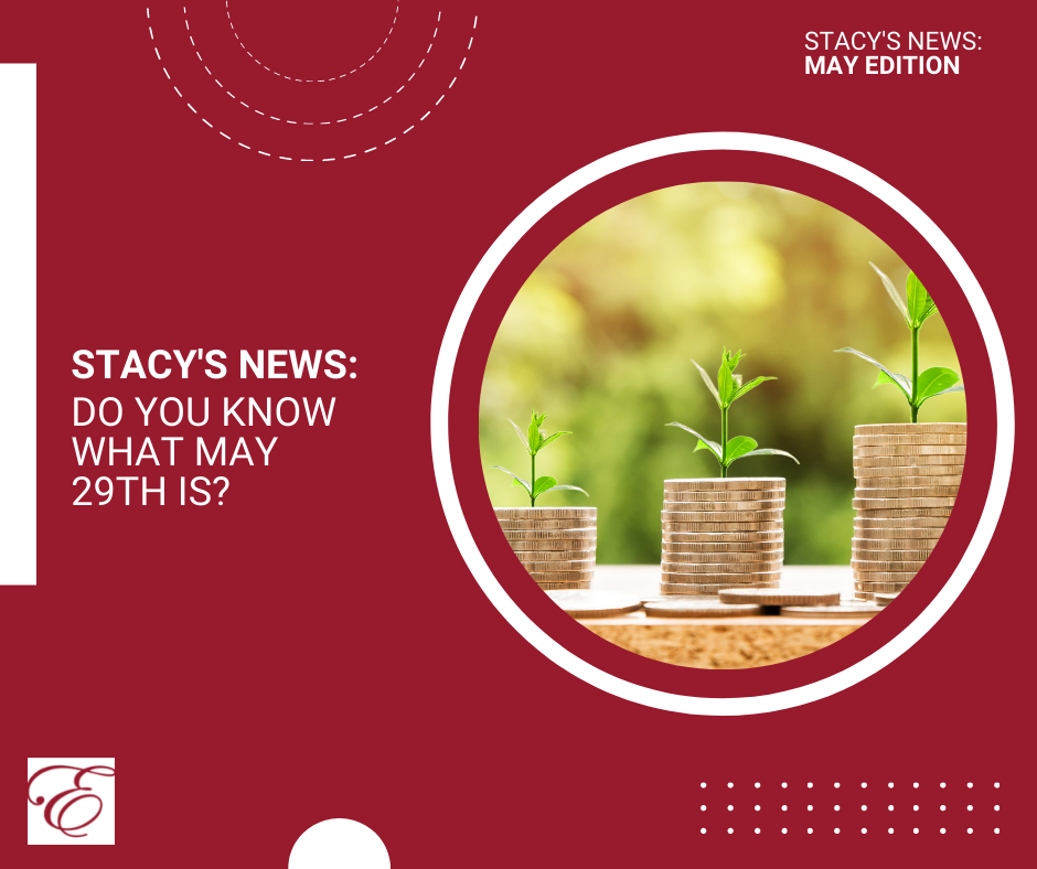 Stacy's News: Do You Know What May 29th Is?