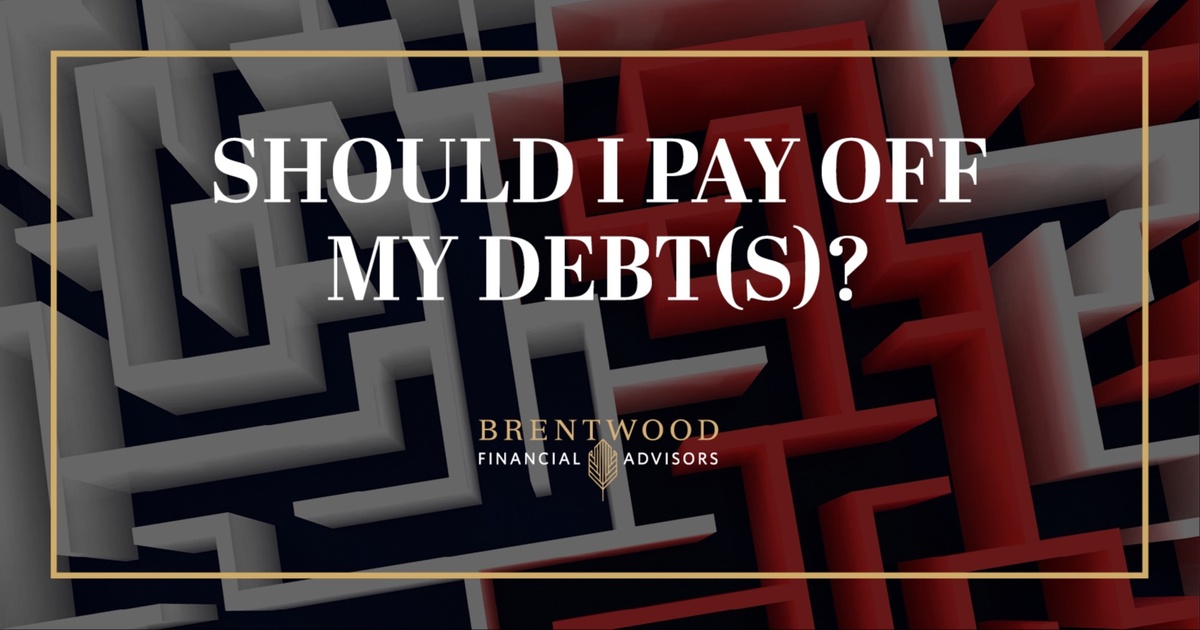 Should I pay off my debt(s)?