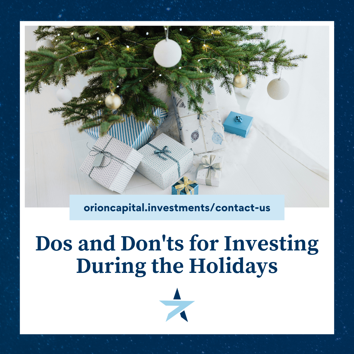 Dos and Don'ts for Investing During the Holidays