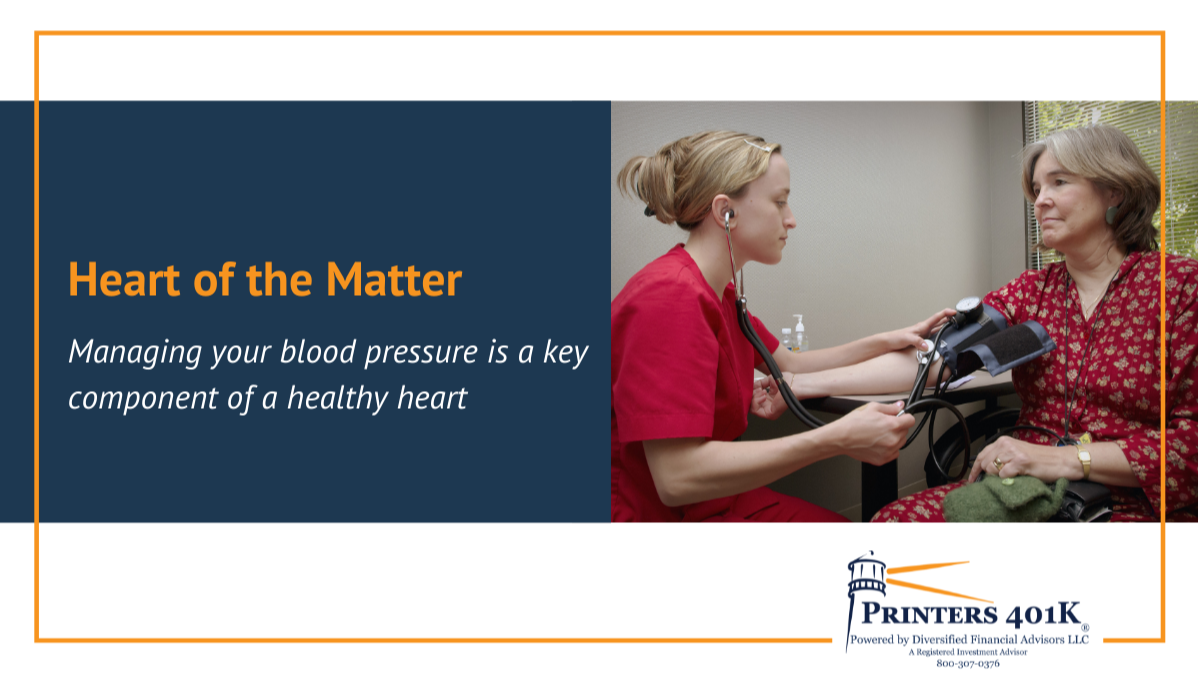 Heart of the Matter: Managing your blood pressure is a key component of a healthy heart