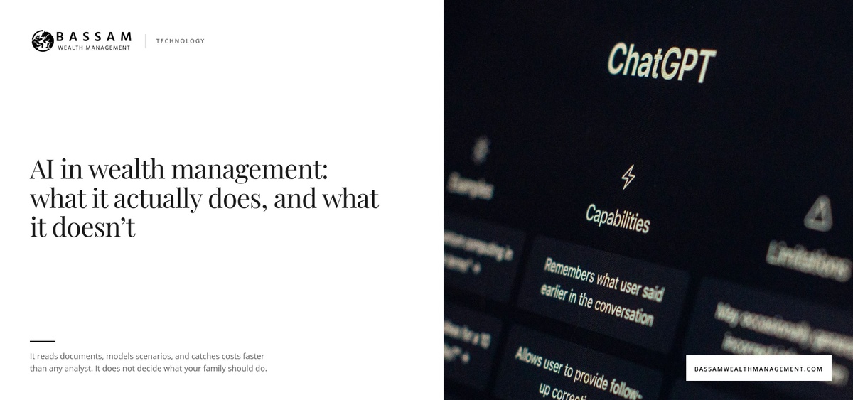 AI in Wealth Management: What It Actually Does, and What It Doesn't