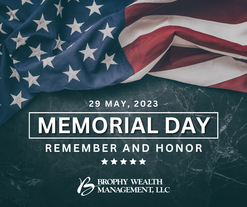 Office Closed- Monday, May 29th, 2023 (Memorial Day)