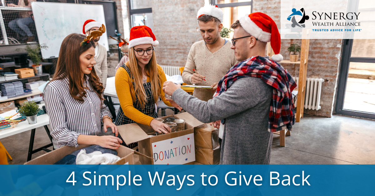 4 Simple Ways to Give Back