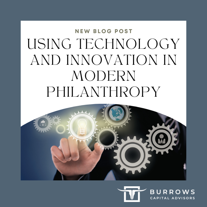 Using Technology and Innovation in Modern Philanthropy