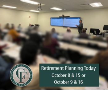 Retirement Planning Today - October Classes