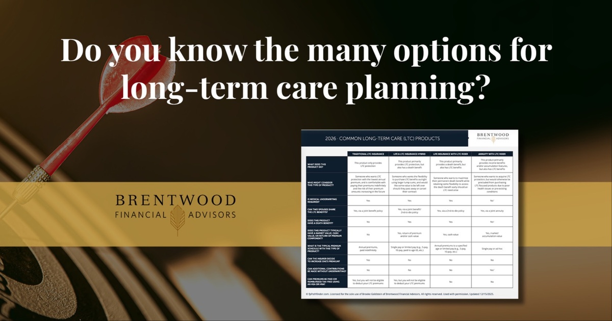 Do you know the many options for long-term care planning?