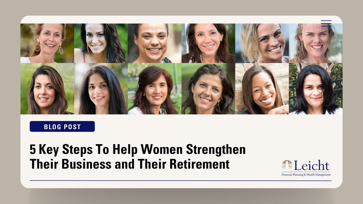 5 Key Steps To Help Women Strengthen Their Business and Their Retirement