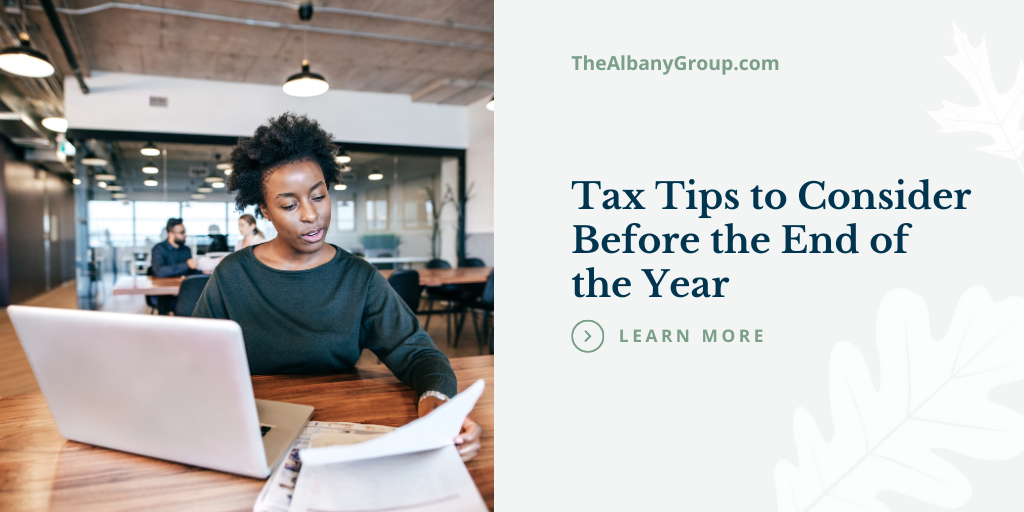 Tax Tips to Consider Before the End of the Year