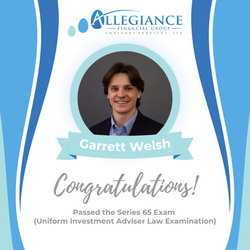 Press Release: Congratulations to Garrett Welsh on Passing the Series 65 Exam