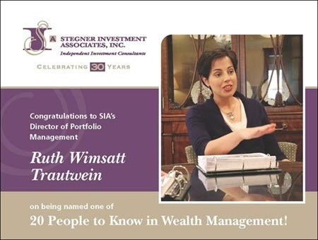 Congratulations, Ruth!