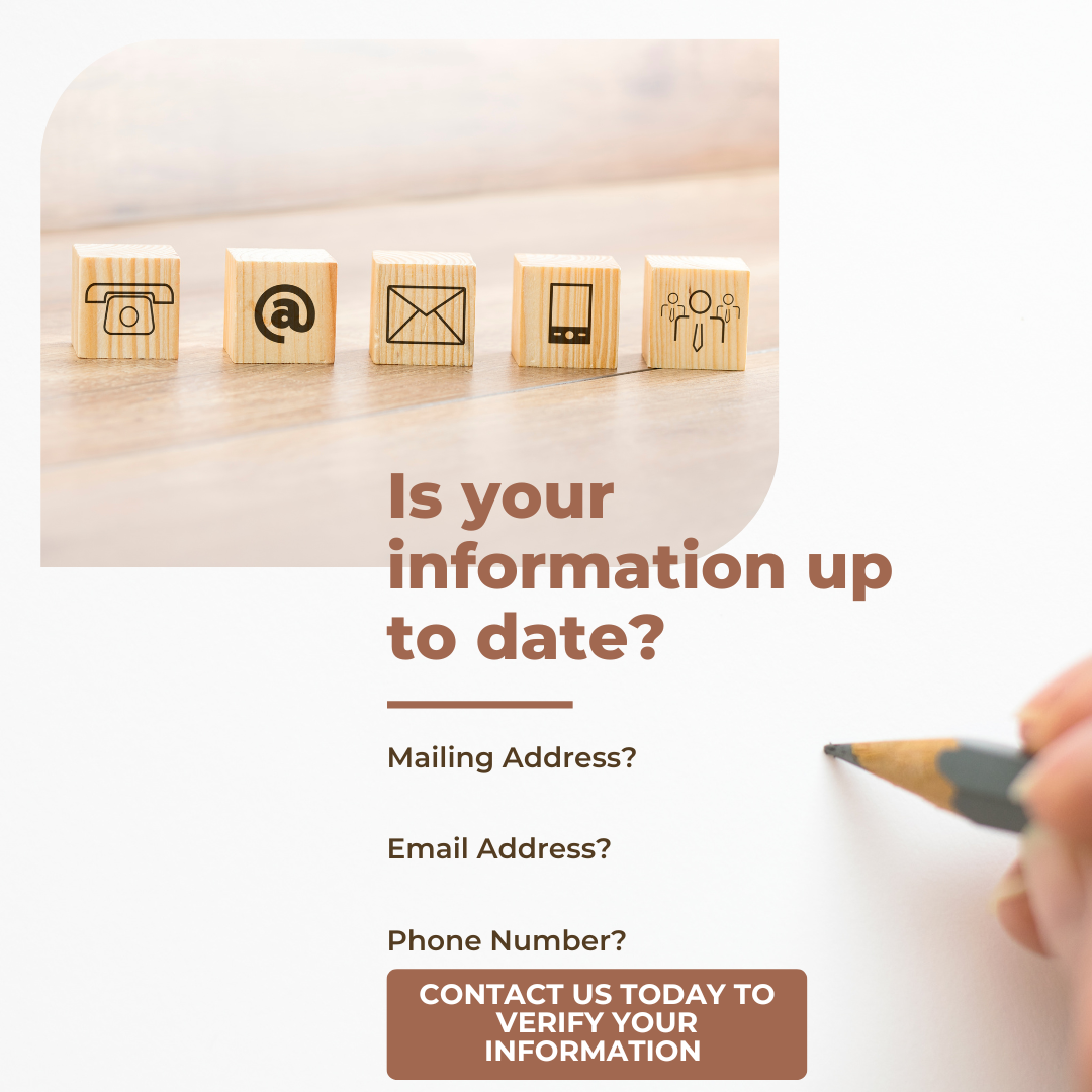 The importance of keeping your contact information up to date