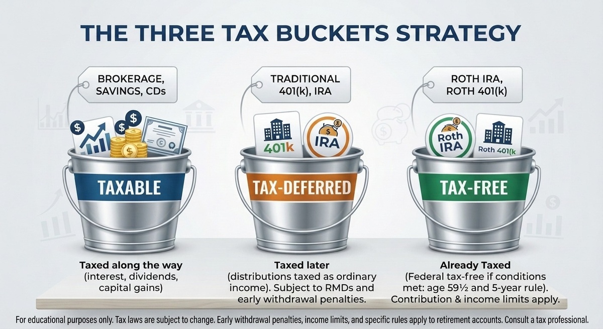 Tax Diversification in Retirement: Preparing Today for More Control Tomorrow
