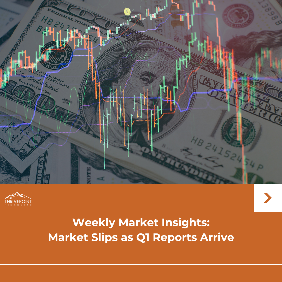 Weekly Market Insights | Market Slips as Q1 Reports Arrive